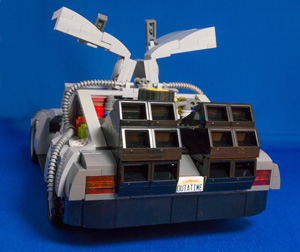 DeLorean Time Maschine (rear view)